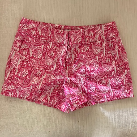 Pink and white shell shorts - Picture 1 of 3